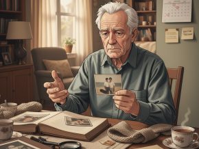 A visual representation of memory retention levels comparing healthy individuals and those in the Alzheimer's continuum.