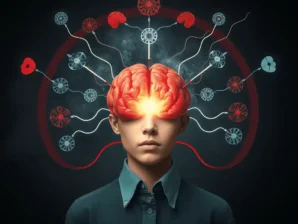 Chart illustrating a direct predictive link from field-independent cognitive style to malevolent creative process and product, but showing no connection to malevolent behavior.