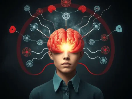 Chart illustrating a direct predictive link from field-independent cognitive style to malevolent creative process and product, but showing no connection to malevolent behavior.